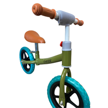 Load image into Gallery viewer, Chaser Racer Balance Bike 12" Curve Frame Balance Bike (EJK-07) in Army Green