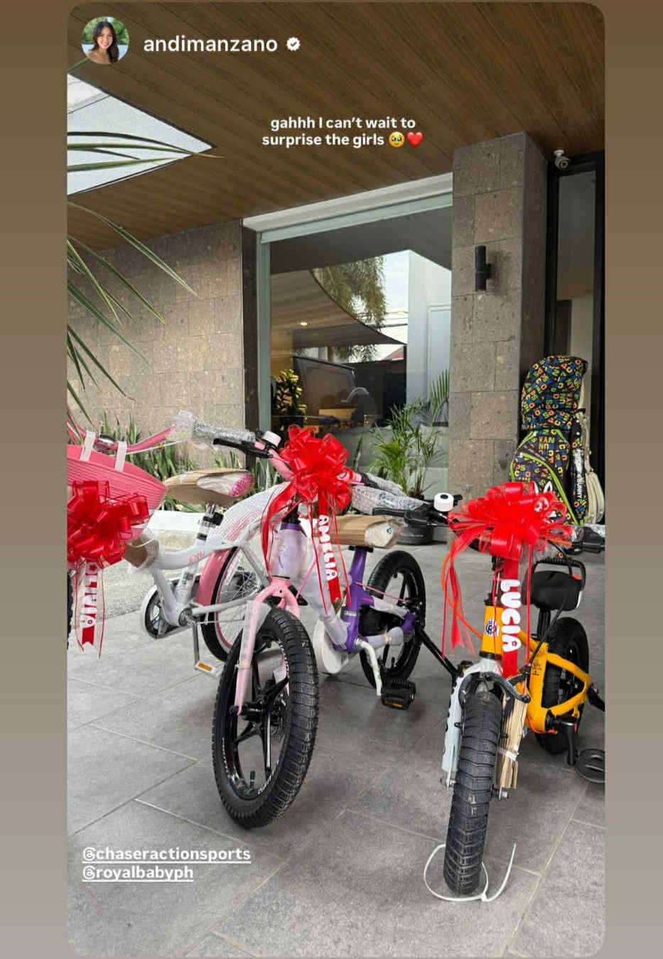 Personalized Bike Ribbon with Name for RoyalBaby