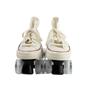 Squad Skates Canvas Sneaker Skates Chucks Roller Skate for Men Women (E033) EU36 to EU43 in White