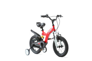 RoyalBaby Kids Bike 12" Red for 2-5 Years Old Flying Bear Full Suspension Bike