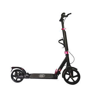 Chaser X1 Manual Kick Scooter-Black/Pink