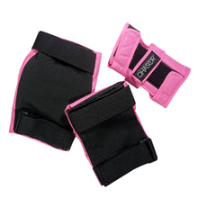 Load image into Gallery viewer, Chaser 6 pcs. Knee Elbow Wrist Pads Sports Protective Gear Set for Skating Skateboarding Cycling Kick Scooter (E028) Small to Large -Pink