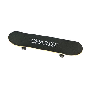 Chaser 31" Wooden Maple Skateboard(6120)-Floral Skull
