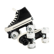 Load image into Gallery viewer, Squad Skates Canvas Sneaker Skates Chucks Roller Skate for Men Women (E033) EU36 to EU43 in Black