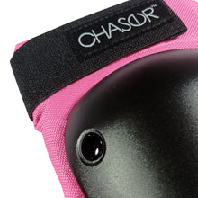 Load image into Gallery viewer, Chaser 6 pcs. Knee Elbow Wrist Pads Sports Protective Gear Set for Skating Skateboarding Cycling Kick Scooter (E028) Small to Large -Pink