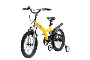 RoyalBaby Kids Bike 16" Yellow for 4-7 Years Old Flying Bear Full Suspension Bike