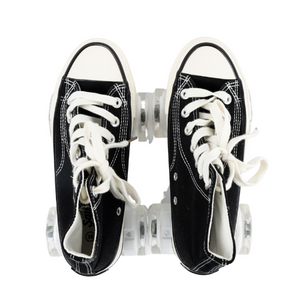 Squad Skates Canvas Sneaker Skates Chucks Roller Skate for Men Women (E033) EU36 to EU43 in Black