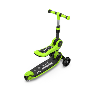 RoyalBaby 2 in 1 Toddler Kids Scooter w/ Seat(089M)-Green