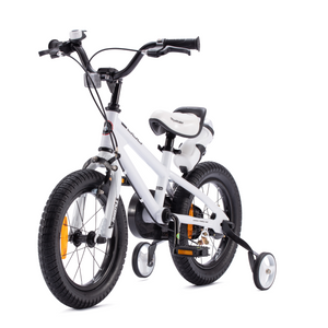 RoyalBaby Kids Bike 16" White for 4-7 Years Old BMX Freestyle