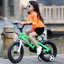 Load image into Gallery viewer, RoyalBaby Kids Bike 12&quot; Green for 2-5 Years Old BMX Freestyle