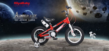 Load image into Gallery viewer, RoyalBaby Kids Bike 16&quot; Red for 4-7 Years Old Space No. 1 Aluminum Kids Bike