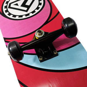 Chaser 31" Wooden Maple Skateboard With Bag Sport & Outdoor Recreation Skateboards (E172) - Pink Waves