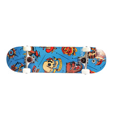 Load image into Gallery viewer, Chaser 31&quot; Wooden Skateboard (V.2)-Tattoo Skull