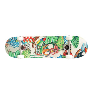 Chaser 31" Wooden Skateboard (V.2)-Topical Skull