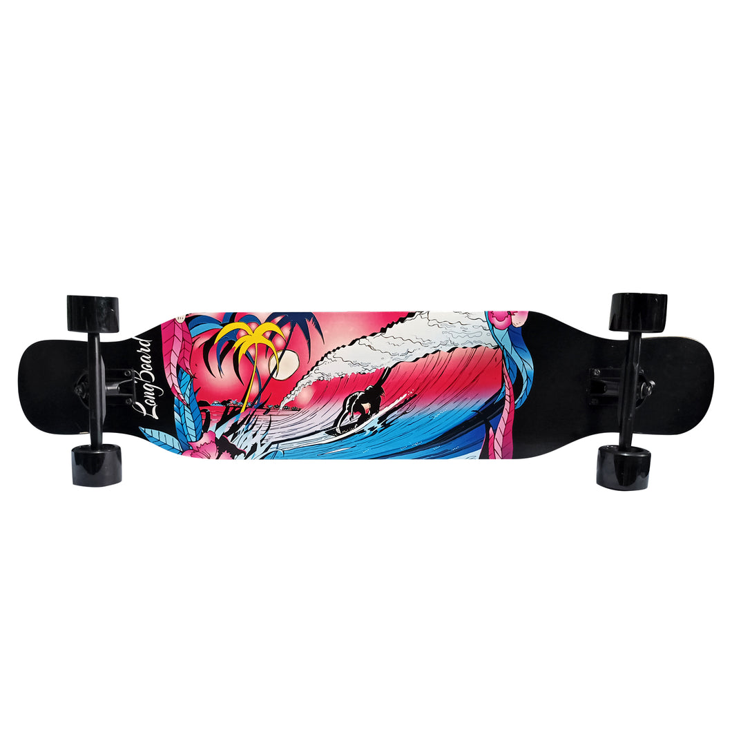 Chaser 42'' Outdoor Recreation Longboard (E136) -Surffing