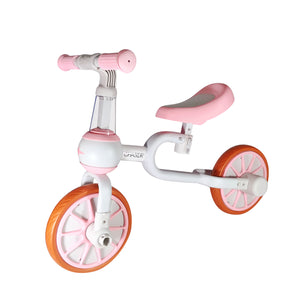 Chaser 3 in 1 Trike Bike for Toddlers 18 Months to 4 Years Old (HD-100B)-Pink/White