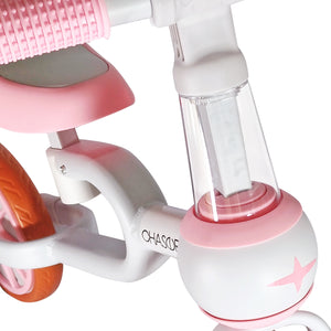 Chaser 3 in 1 Trike Bike for Toddlers 18 Months to 4 Years Old (HD-100B)-Pink/White