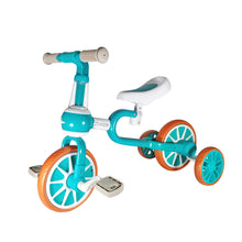 Load image into Gallery viewer, Chaser 3 in 1 Trike Bike for Toddlers 18 Months to 4 Years Old (HD-100B)-Teal/White