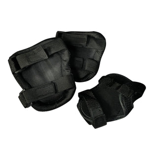 Chaser Kids Advanced Arm Knee Wrist Protectors for Skate Scooter Bike Black