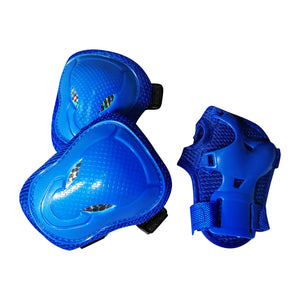 Chaser Kids Advanced Arm Knee Wrist Protectors for Skate Scooter Bike Blue