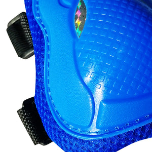 Chaser Kids Advanced Arm Knee Wrist Protectors for Skate Scooter Bike Blue