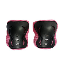 Load image into Gallery viewer, Chaser Kids Protector Set Arm Knee Wrist Protector Set for Scooter Bike -Black/Pink