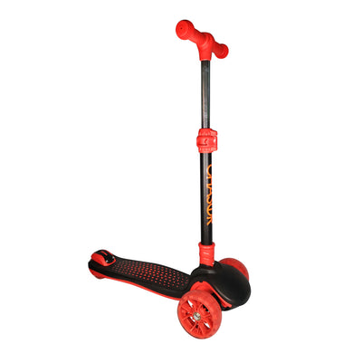 Chaser Pop Dots Folding Scooter (5939)-Jet Black
