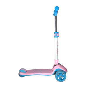 Chaser Pop Dots Folding Scooter (5939)-Pastel Pink