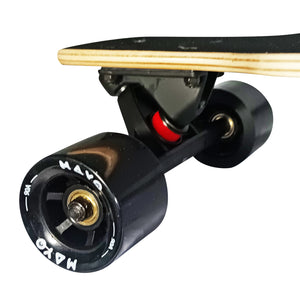 Chaser 38'' Mayo Maple Wooden Long Board -Bone Head