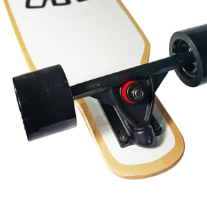 Chaser 38'' Mayo Maple Wooden Long Board -Bone Head