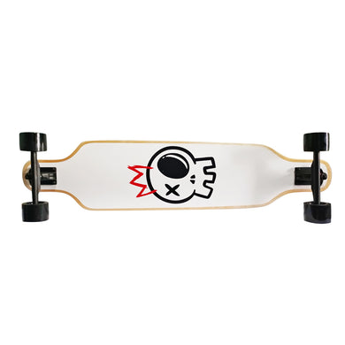 Chaser 38'' Mayo Maple Wooden Long Board -Bone Head