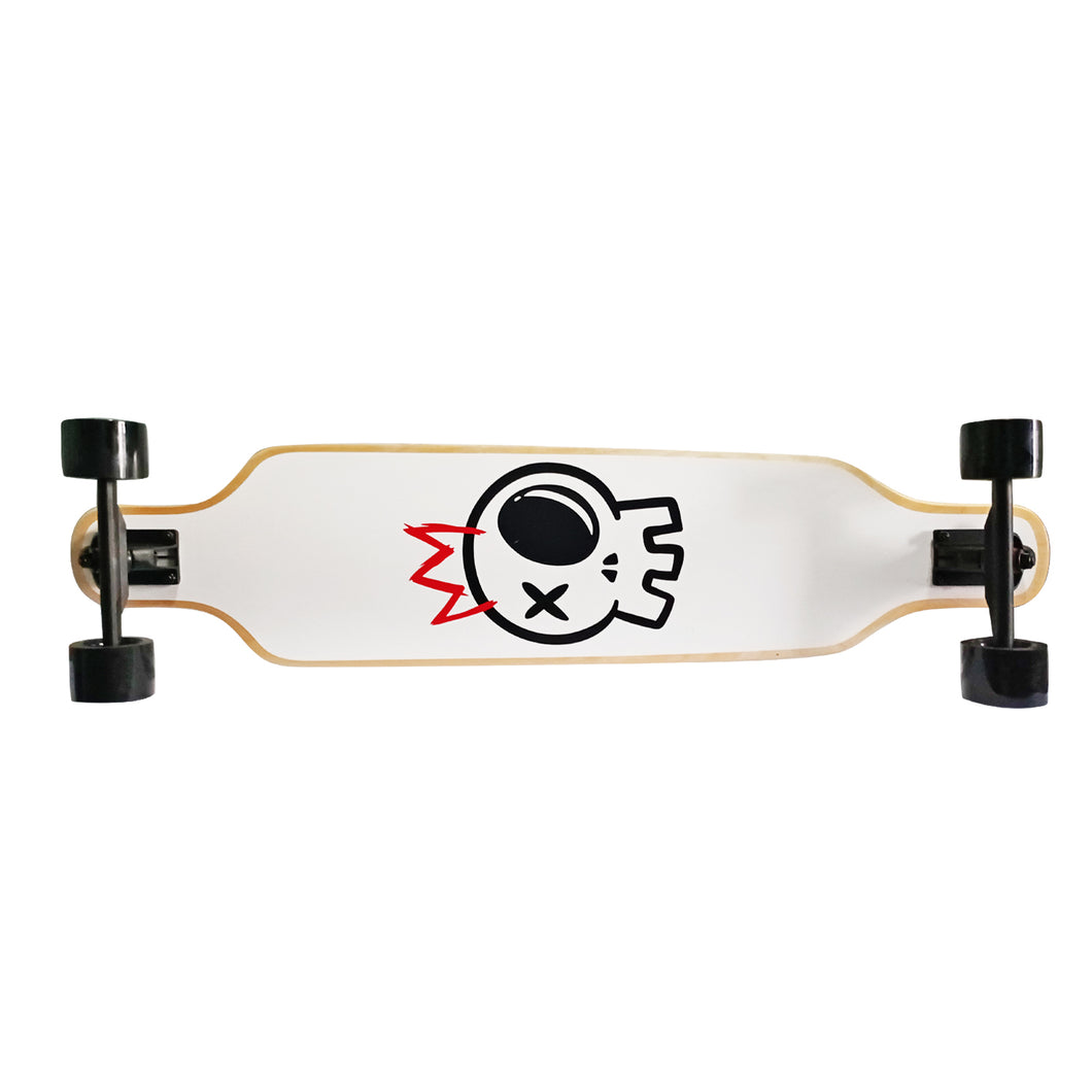 Chaser 38'' Mayo Maple Wooden Long Board -Bone Head