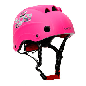 Chaser Kids Active Skate Scooter Bike Helmet-Pink