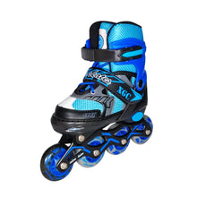 Load image into Gallery viewer, PA XGC Adjustable Inline Roller Skates JR (E029) S/M/L- Blue