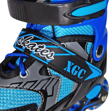 Load image into Gallery viewer, PA XGC Adjustable Inline Roller Skates JR (E029) S/M/L- Blue
