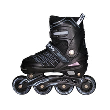 Load image into Gallery viewer, PA Papaison Adjustable Inline Roller Skates (E030) Medium/Large/XLarge - Black