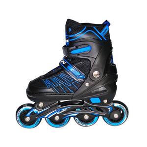 PA Papaison Adjustable Inline Roller Skates (E030) Medium/Large/XLarge - Blue