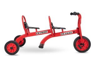 Chaser Bike with Sidecar for Kids 2 in 1 Co-Pilot Trike(E064-HQBB-5166)-Red