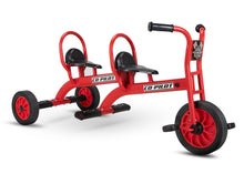 Load image into Gallery viewer, Chaser Bike with Sidecar for Kids 2 in 1 Co-Pilot Trike(E064-HQBB-5166)-Red