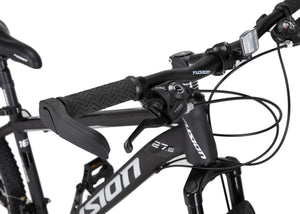 Fusion Rift Steel MTB 26"/27.5"-Matte Black/Silver