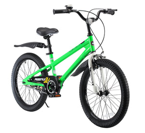 RoyalBaby Kids Bike 20" Green for 8-12 Years Old BMX Freestyle