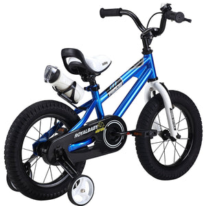 RoyalBaby Kids Bike 12" Blue for 2-5 Years Old BMX Freestyle