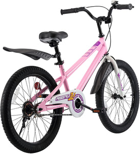 RoyalBaby Kids Bike 20" Pink for 8-12 Years Old BMX Freestyle