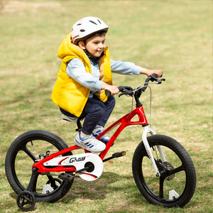 RoyalBaby Kids Bike Galaxy Fleet Plus Magnesium 16'' Blue for 4-7 Years Old (RB16-27)