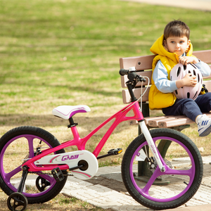 RoyalBaby Kids Bike Galaxy Fleet Plus Magnesium 18'' Red for 6-9 Years Old (RB16-27)