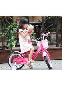 RoyalBaby Kids Bike 12" Pink for 2-5 Years Old Mermaid Bike