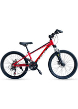 Load image into Gallery viewer, RoyalBaby RoyAlloy Mountain Bike 24&quot; 21-S(24-25)-Red