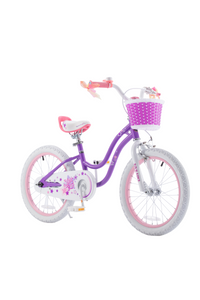 RoyalBaby Kids Bike 16" Purple for 4-7 Years Old Star Girl Bike