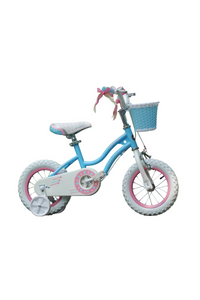 RoyalBaby Kids Bike 16" Blue for 4-7 Years Old Star Girl Bike