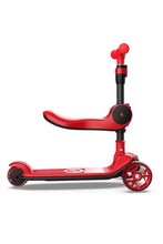 Load image into Gallery viewer, RoyalBaby 2 in 1 Scooter for Toddler 3 Wheels w/ Seat Kids Scooter X-Series (089)-Black/Red